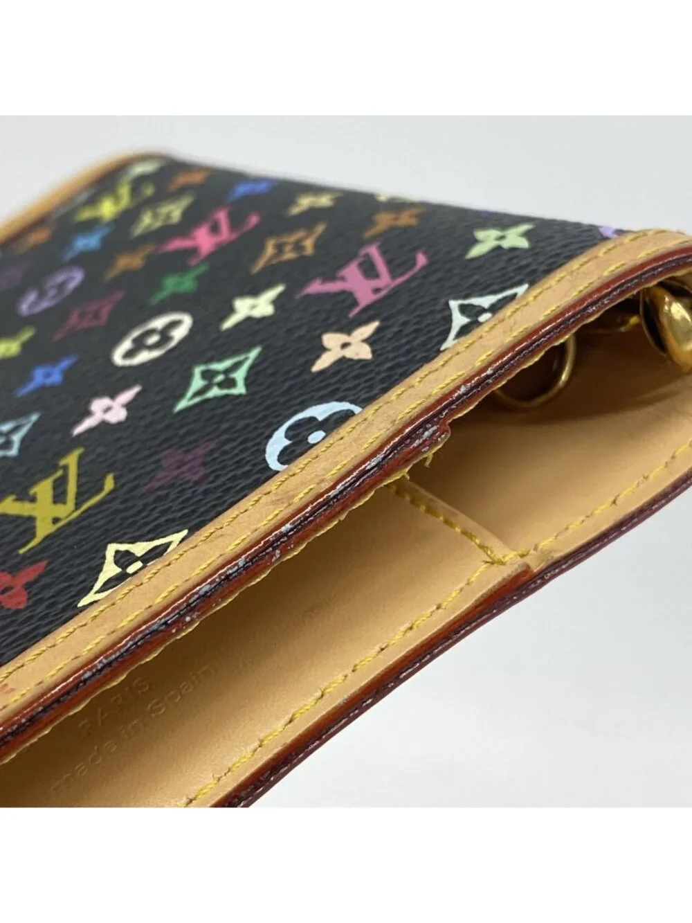 Louis Vuitton Notebook Cover Monogram Multicolor Agenda PM Noir